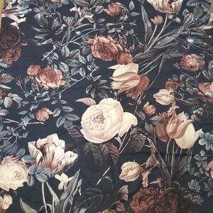 Society 6 Night Forest Tapestry Dark Purple Floral